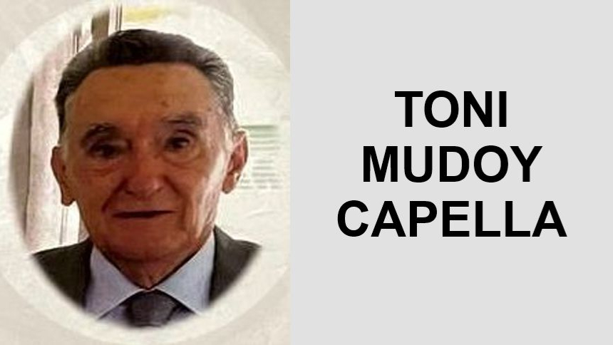 OBITUARIO.- TONI MUDOY CAPELLA